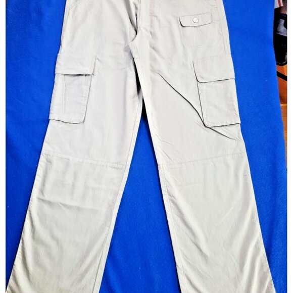 Vintage RL Polo Jeans Ralph Lauren Denim Jeans Cargo Khaki Pants Men's Size 30 - Picture 1 of 16